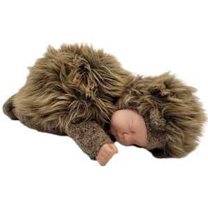 ANNE GEDDES | 1998 vintage collectible sleeping baby hedgehog doll 16"